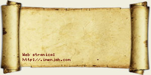 Janko Jačovac vizit kartica